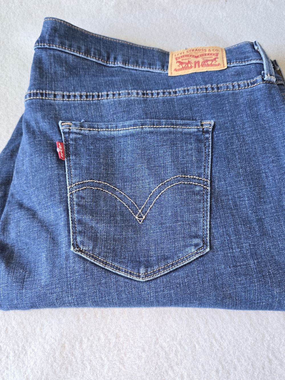 Levi's Women's Dark Blue Straight Leg Jeans